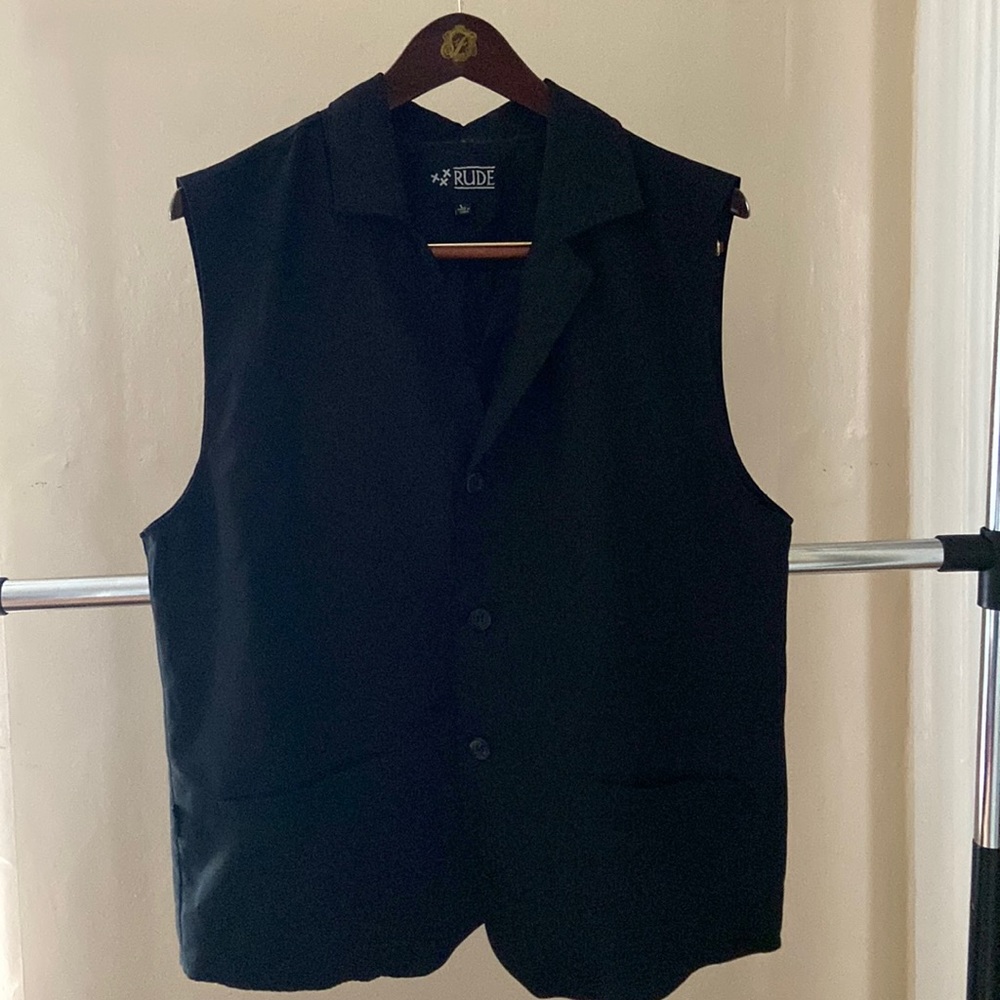 Black Suit Vest